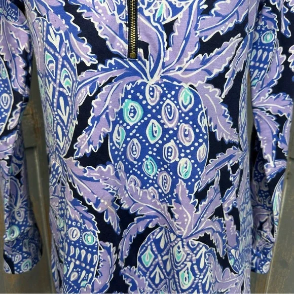 Lilly Pulitzer Skipper Popover Dress UPF 50+ Lilac Verbena Sz S - Picture 5 of 16